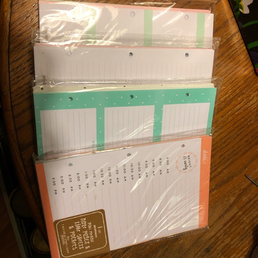 Random planner items and note pads!